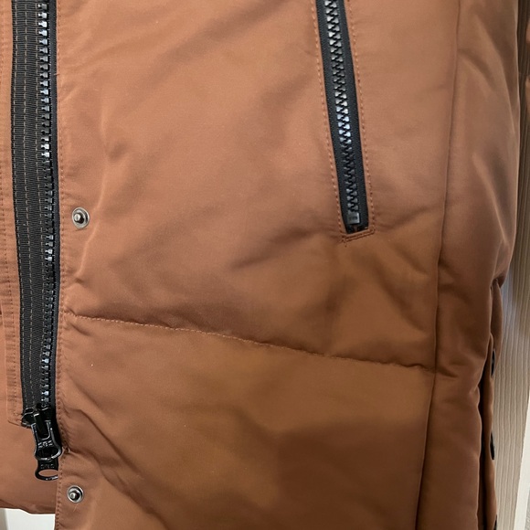 Arctic Expedition Down Parka With Side Snaps in the Color Dark Roast - Picture 11 of 16